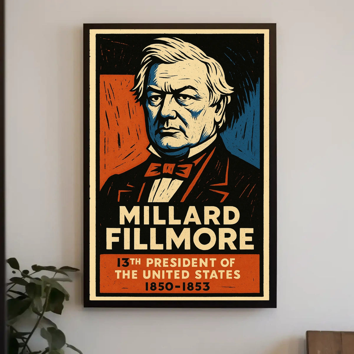 Millard Fillmore 13th President Poster