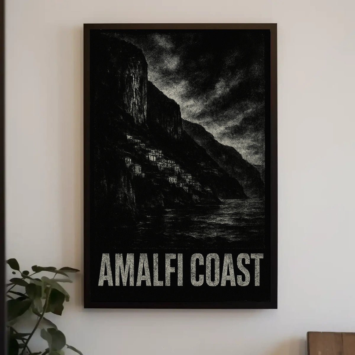 Amalfi Coast Poster Wall Art for Coastal Decor 18x24