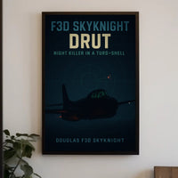 Douglas F3D Skyknight Night Fighter Poster