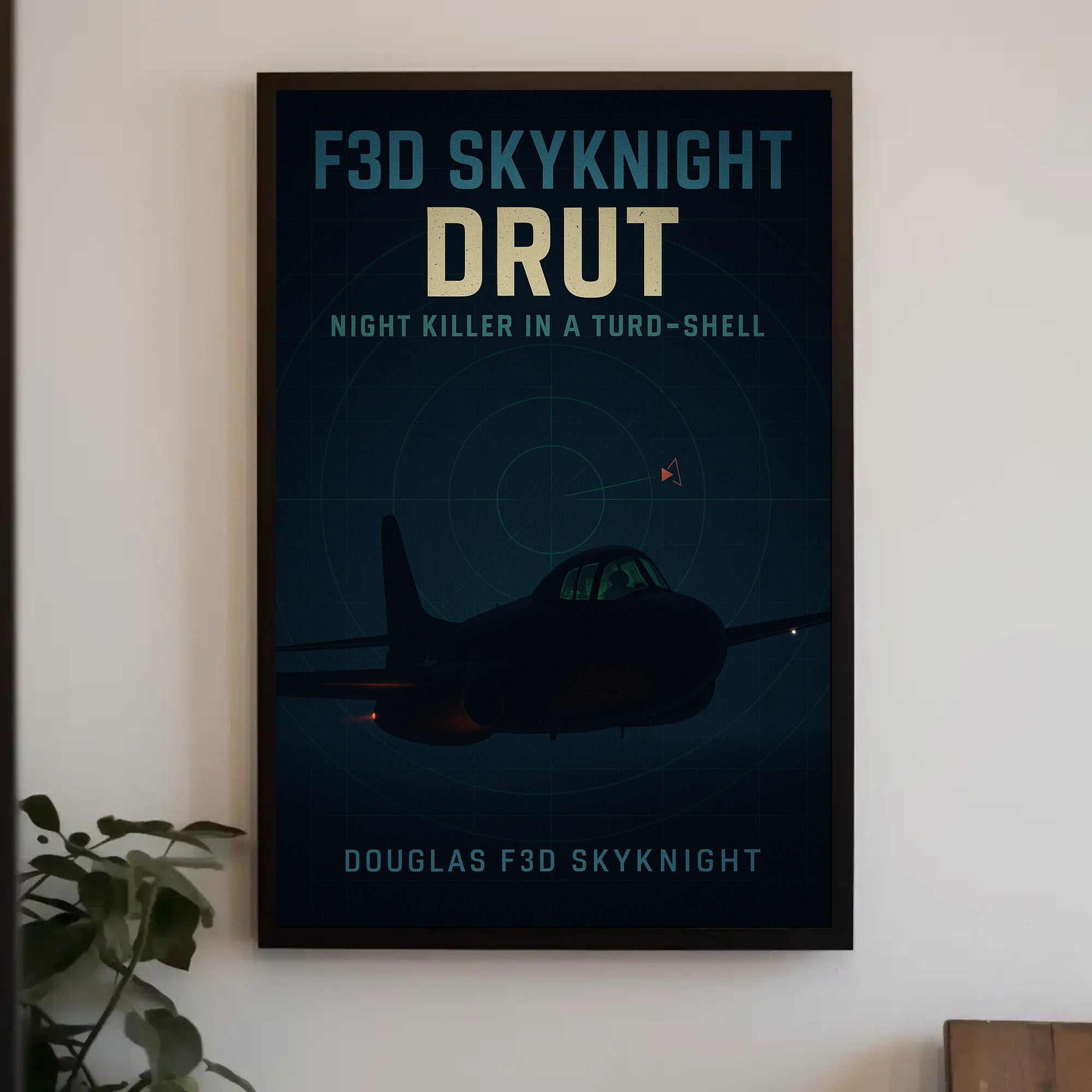 Douglas F3D Skyknight Night Fighter Poster