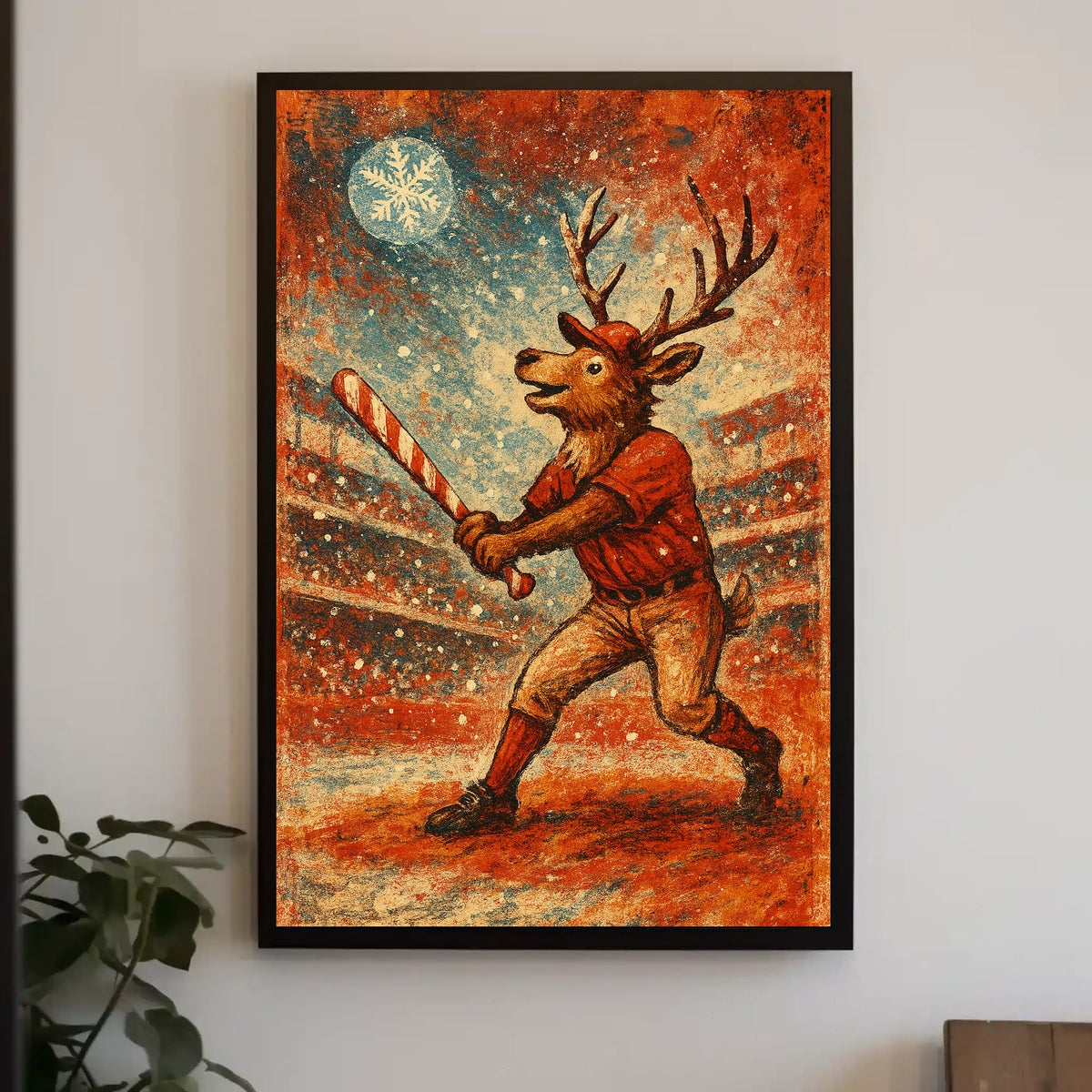 Winter Baseball Fantasy Poster