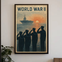 World War Ii Tribute Poster