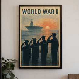 World War Ii Tribute Poster
