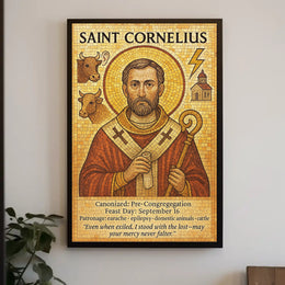 Saint Cornelius Poster PosterGoat