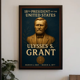 Ulysses S. Grant  18th President Poster PosterGoat