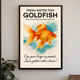 Goldfish A Classic Freshwater Fish Poster