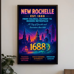 New Rochelle From Colonial Outpost to Modern Metropolis Poster