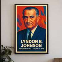 Lyndon B. Johnson Presidential Poster
