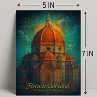 Florence Cathedral Renaissance Art Masterpiece Cultural or Heritage Poster