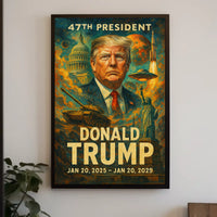Donald Trump 47Th President Poster
