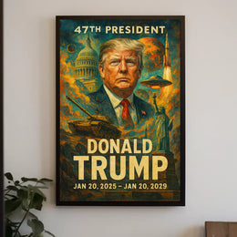 Donald Trump 47Th President Poster