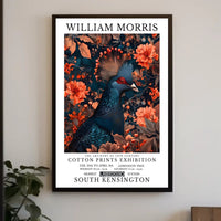 William Morris Textile Art Exhibition: Cultural or Heritage Poster