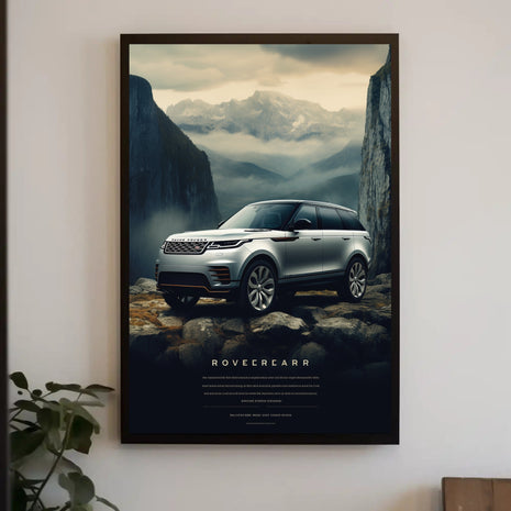 Luxury SUV Adventure in Nature Exploration Poster