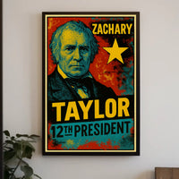Zachary Taylor 12th President of the United States Graffiti Pop Art Poster
