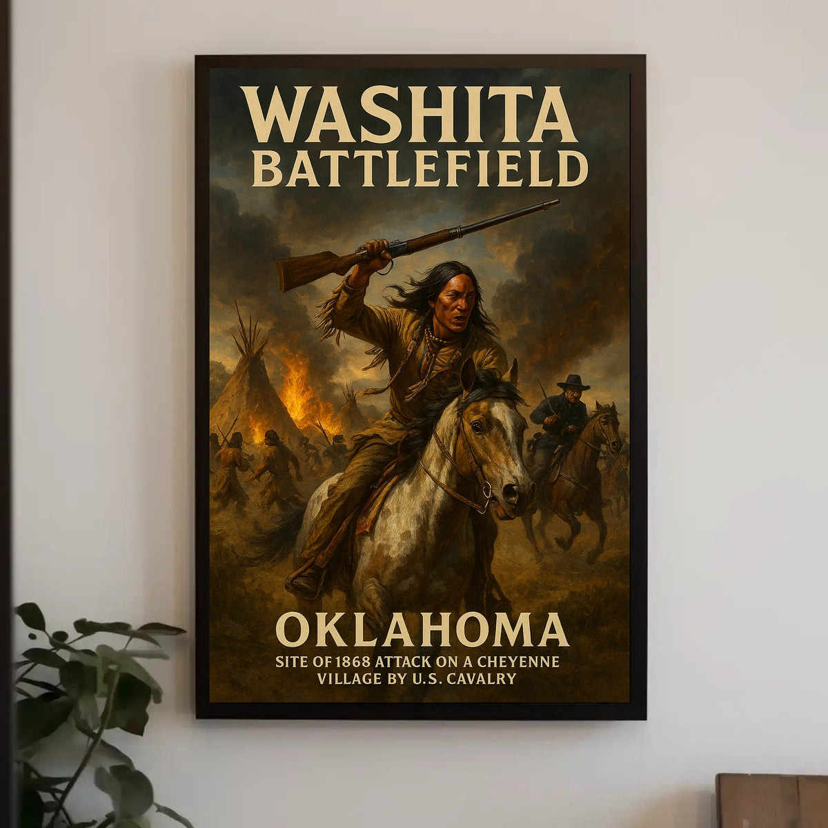 Washita Battlefield Poster