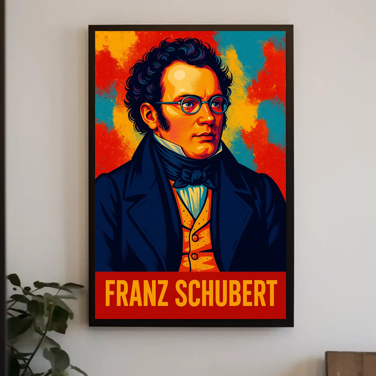 Franz Schubert Portrait Poster