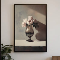 Elegant Floral Still Life Poster