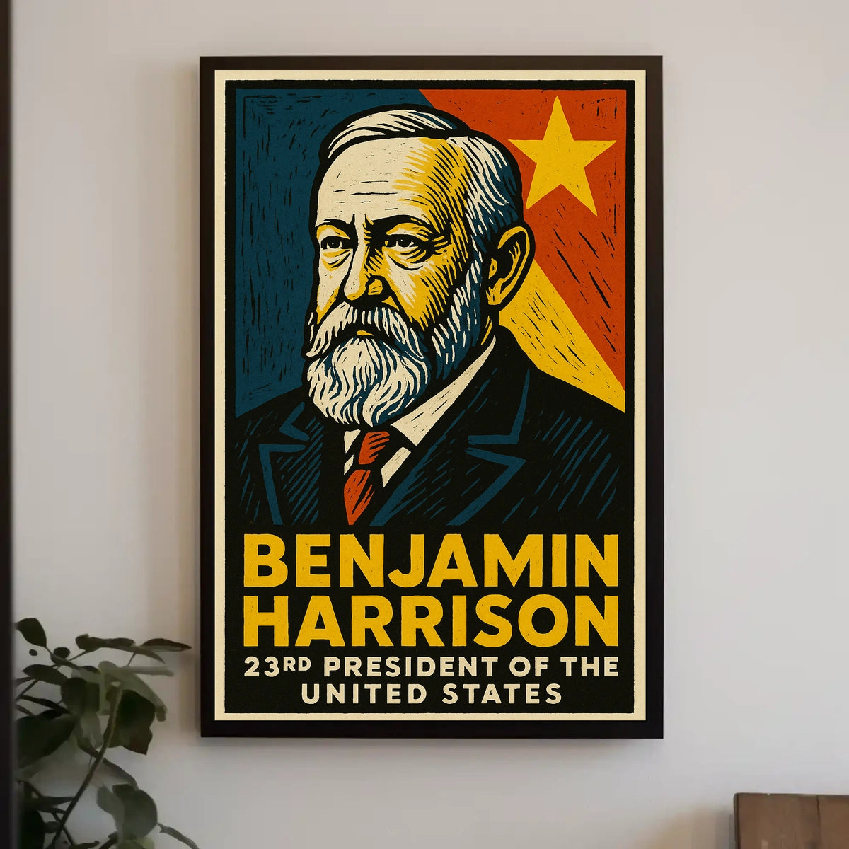 Benjamin Harrison 23rd President Poster