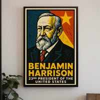 Benjamin Harrison 23rd President Poster