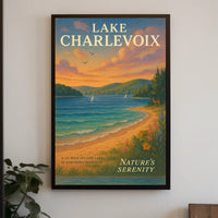 Lake Charlevoix NatureS Serenity Poster
