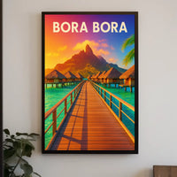 Bora Bora Paradise Poster