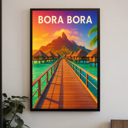 Bora Bora Paradise Poster