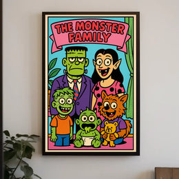 The Monster Family Poster