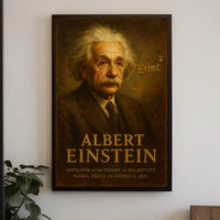 Albert Einstein Theoretical Physicist Poster