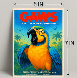 Gaws  Youll Be Flapping with Fear Poster PosterGoat
