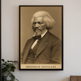 Frederick Douglass Portrait Poster PosterGoat