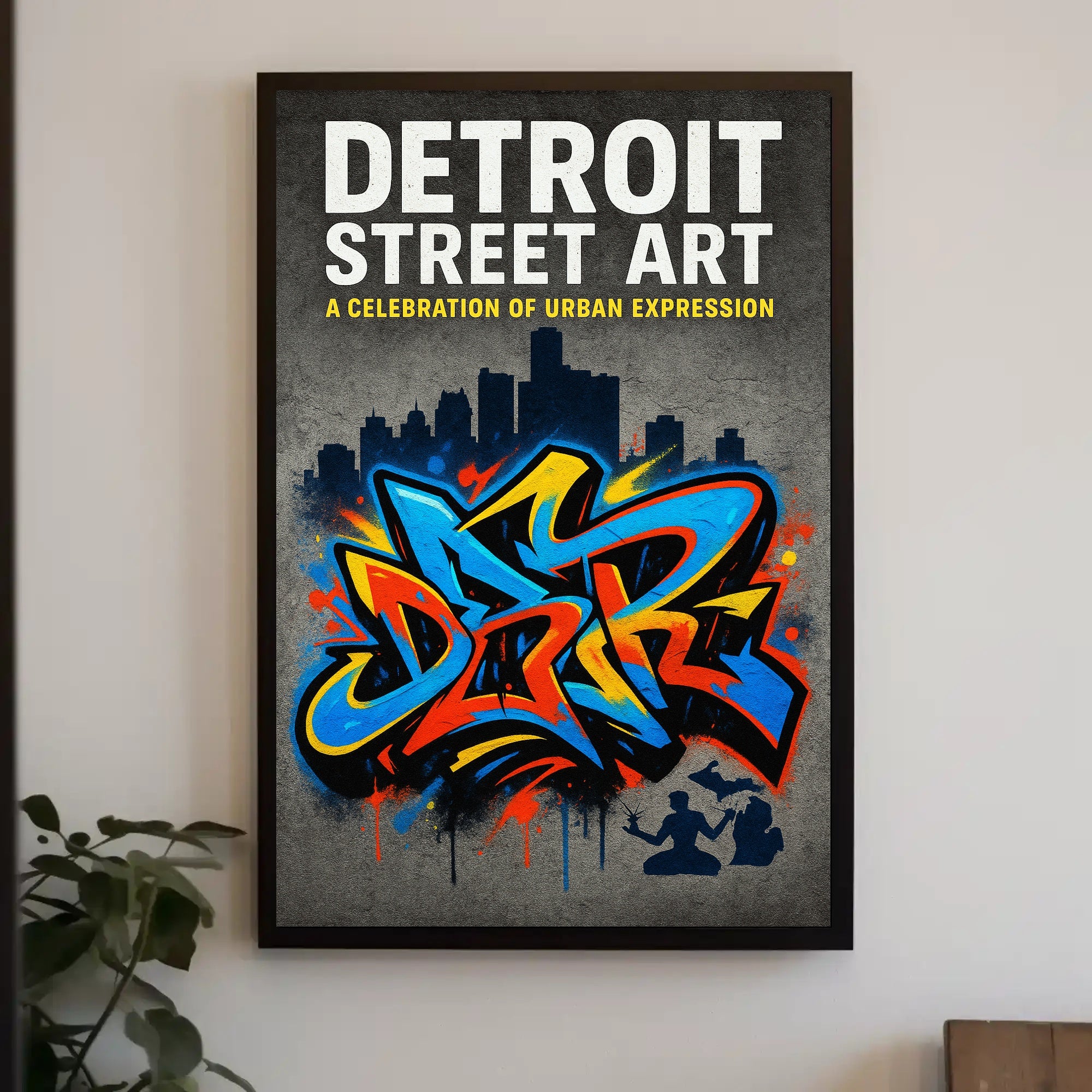 Detroit Street Art Celebration Poster PosterGoat