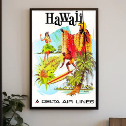 Explore Hawaii With Delta Air Lines Poster