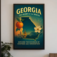 Georgia The Heart Of The South Poster