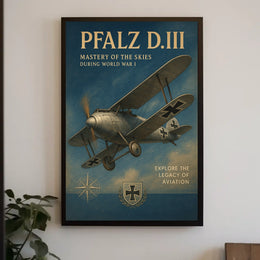 Pfalz D.III Mastery of the Skies Poster