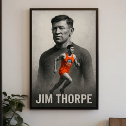 Jim Thorpe Athletic Legend Poster