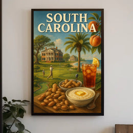 Discover South Carolina Poster
