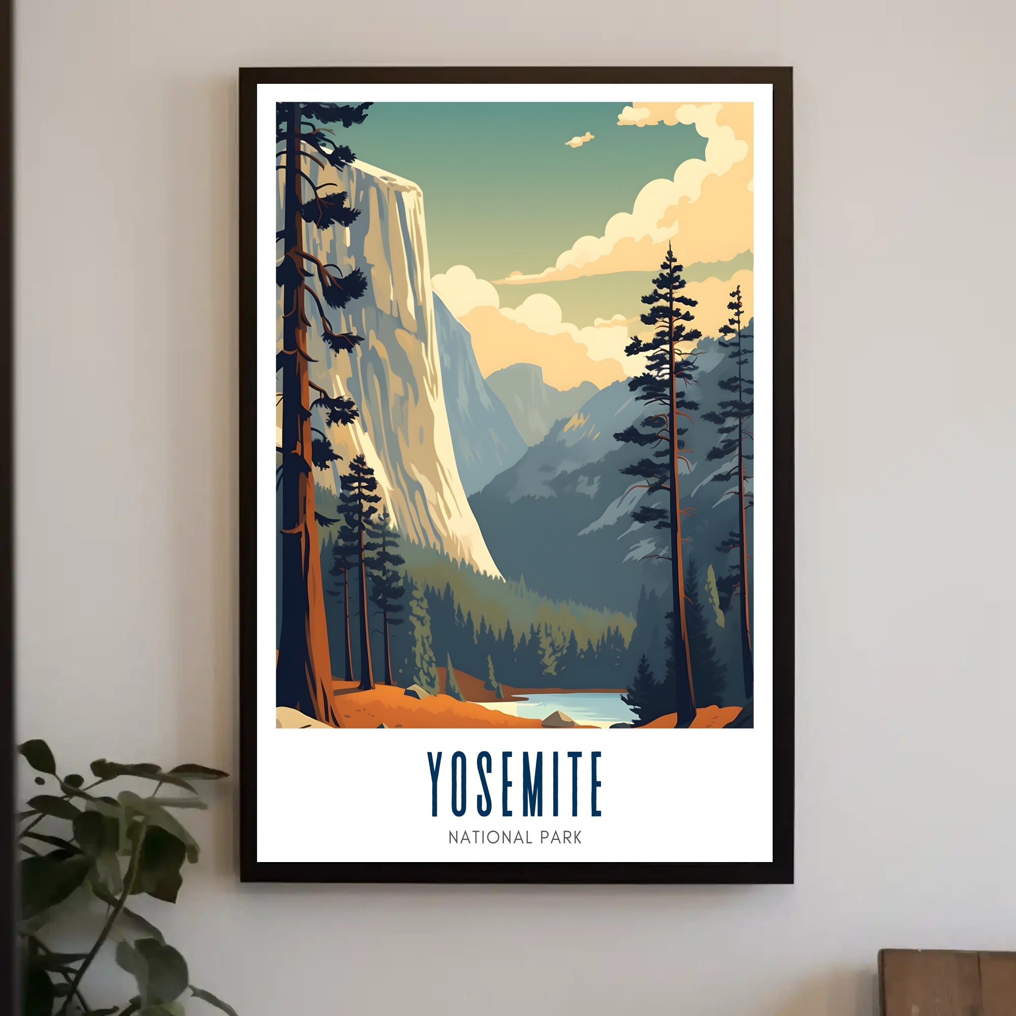 Yosemite National Park Vintage Poster Print