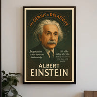 Albert Einstein The Genius of Relativity Poster