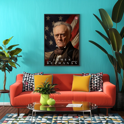 James Buchanan 15th President Of The United States Portrait