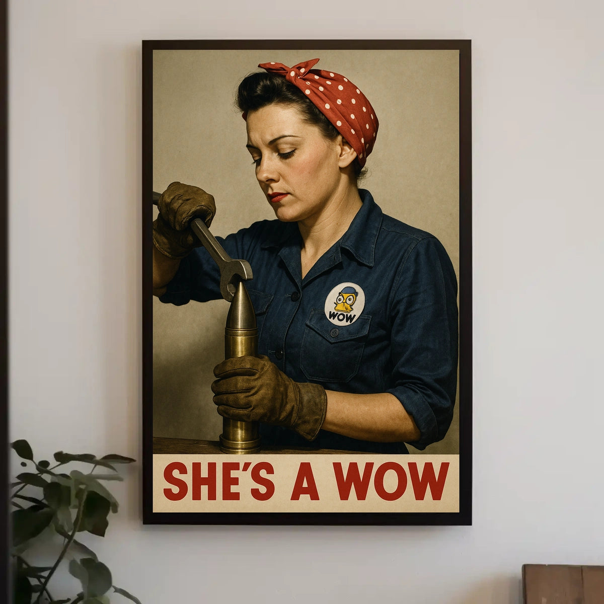 Shes a WOW Poster
