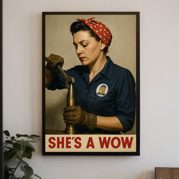 Shes a WOW Poster