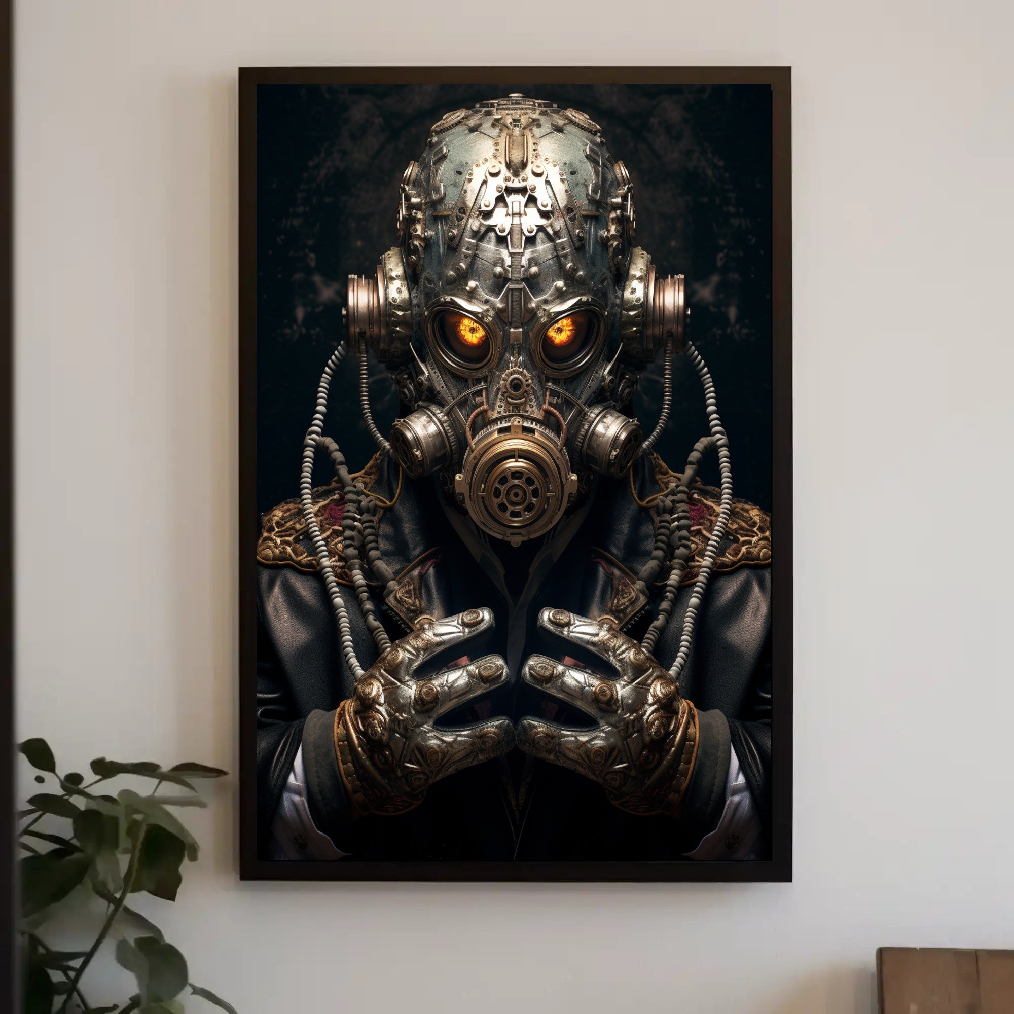 Futuristic Dystopian Survivor Design Futuristic Sci-Fi Poster