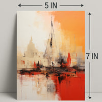 Abstract Cityscape Abstract Poster