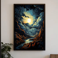 Celestial Landscape Poster