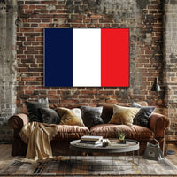 Saint Pierre and Miquelon Flag Poster