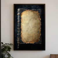 Antique Book Design Art Print Heritage Poster