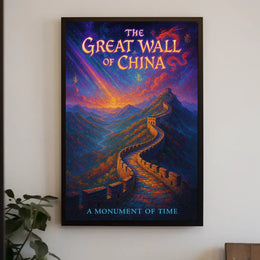 The Great Wall of China A Monument of Time Poster