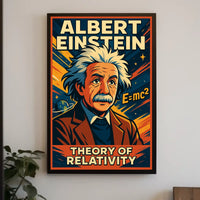 Albert Einstein Theory Of Relativity Poster