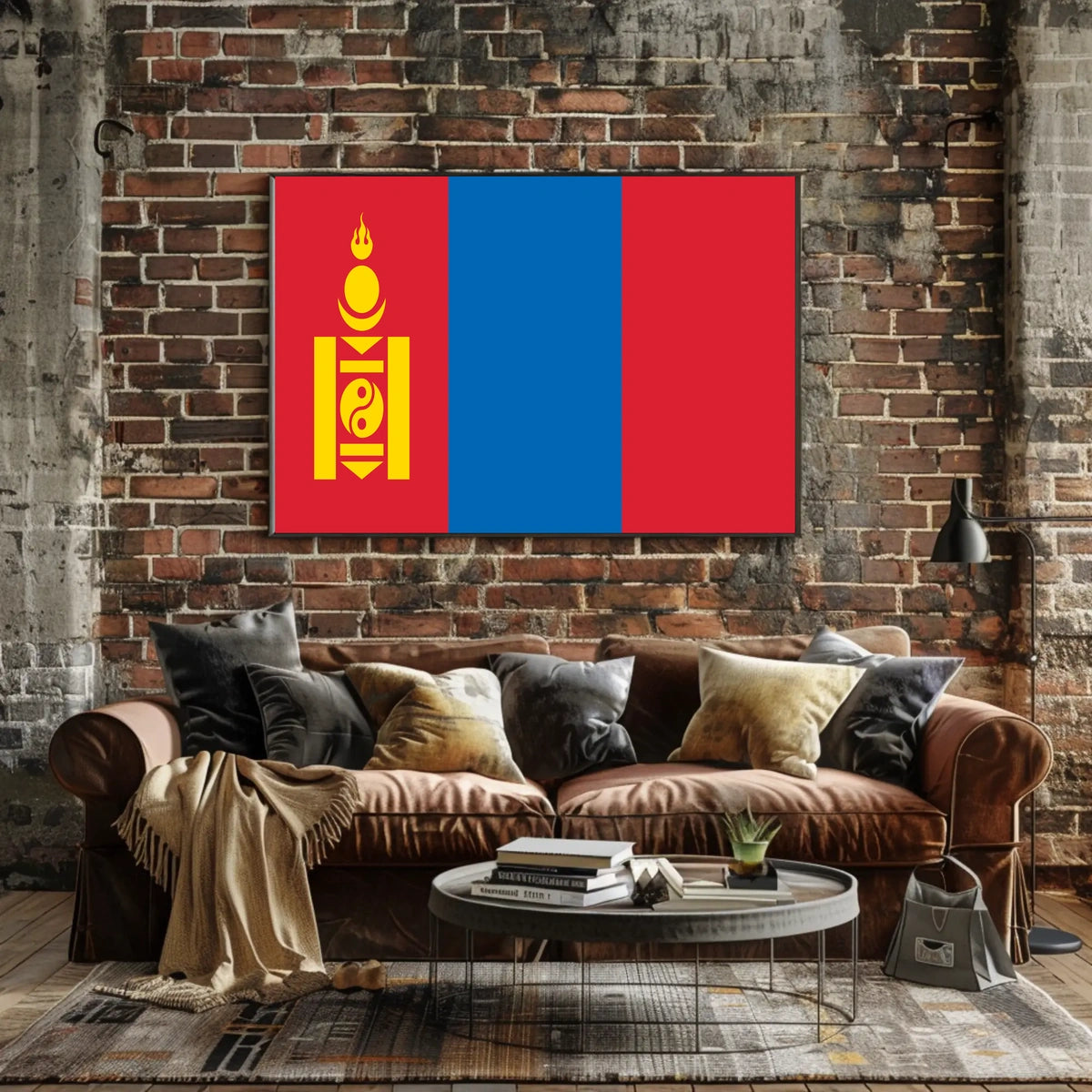 Mongolia Flag Poster