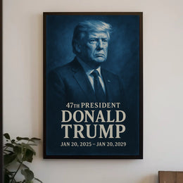 Donald Trump 47th President Poster